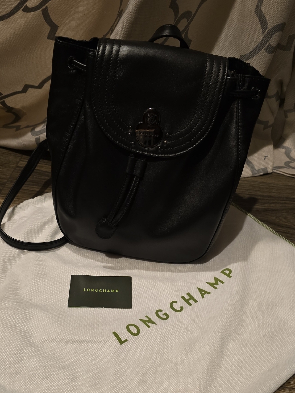 Longchamp Cavalcade Leather Backpack NWOT